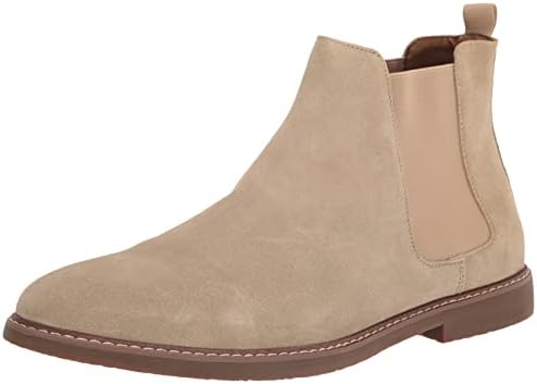 Steve Madden Men's Highline Chelsea Boot, Sand Suede, 10