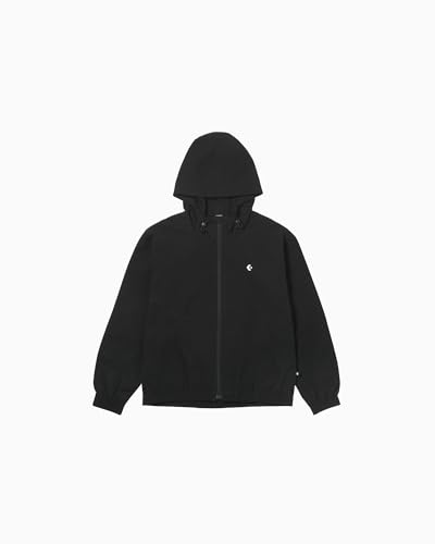 [コンバース] DOUBLE WEAVE BACK LOGO JACKET LADIES BLACK M