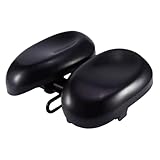 Dmuzsoih Fahrrad Sitzkissen, Verstellbarer Fahrrad Sattelbezug, Federnder Sattelersatz Sitzpolster...