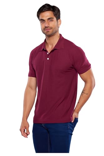 Catálogo para Comprar On-line Ferrioni Hombre al mejor precio. 44 Alfani Playera Polo para Hombre Manga Corta 100% Algodón - Vino M