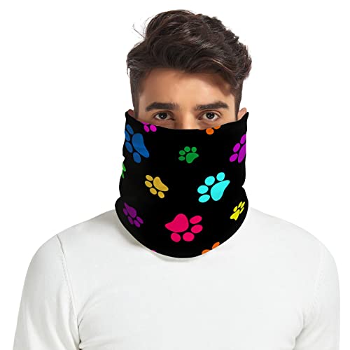 Oyihfvs Men's Cold Weather Neck Gaiter, Cotton Velvet Lining Gaiter Mask, Neck Warmer2