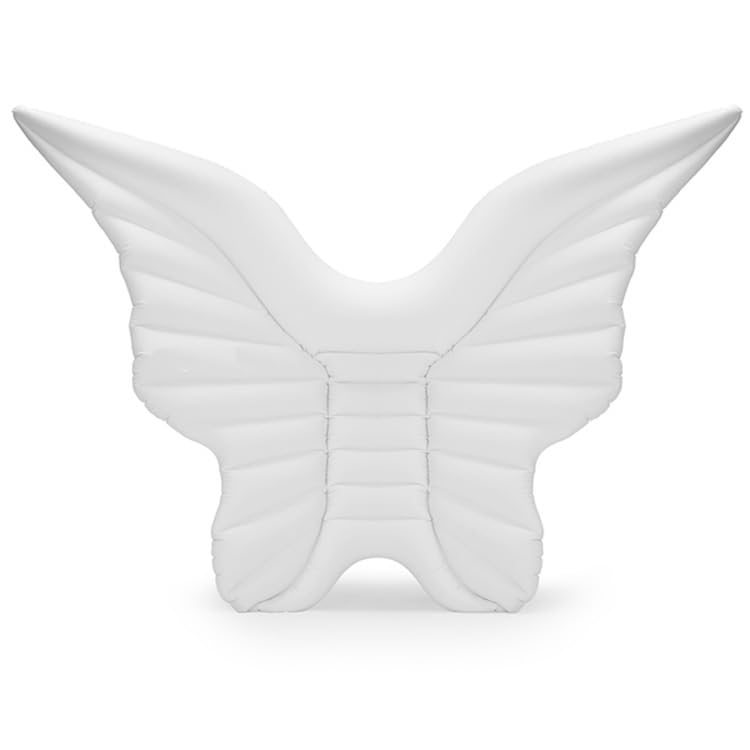 Butterfly Pool Float, Summer Water Accessories, Adult Pools Floats,Butterfly Swim Wing Pool Float Lounge, White 230x210cm