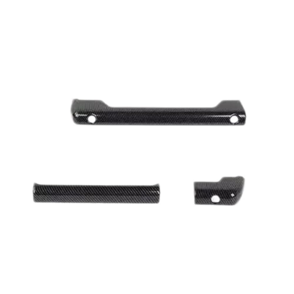 DYOG Car Interior Decoration Cover for Suzuki for Jimny 2019 2020 2021 2022 2023 2024 2025 Car Interior Center Console Copilot Handle Decoration Strip Cover(Black Carbon for RHD)