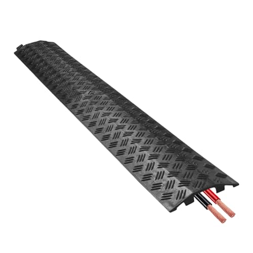Cubierta de cable de suelo, rampa de suelo para cable de alimentación, cubierta de líneas eléctricas al aire libre, para entrada al aire libre, acera, garaje, jardín, oficina, hotel, carretera