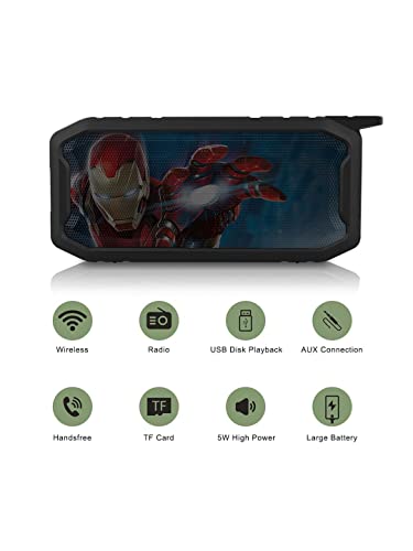 Image of Macmerise Bluetooth Speaker Mighty Ironman Melody Bluetooth Speaker, Multicolor