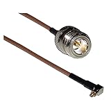 BeMatik - RG-316 Kabel 20cm (MC-Card Lucent Macho/N-Buchse)