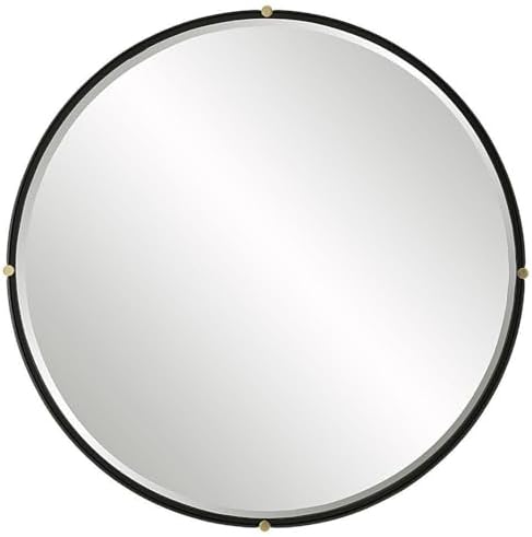 Uttermost 09939 Bonded - Round Mirror-48.88 Inches Tall and 48.88 Inches Wide
