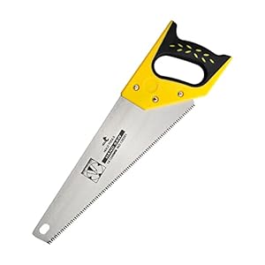 DOWELL 14 in Hand Saw – 11 TPI Fine Cuts Wood Saw Perfect for Sawing, Trimming, Gardening, Cutting Wood, Drywall, Plastic Pipes, Sharp Blade – Crosscut Saw, HY041107