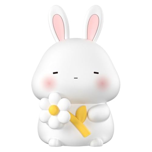 Veilleuse de nuit lapin rechargeable, cadeau idéal de naissance pour bébé