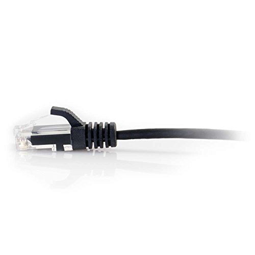 C2G 01109 Cat6 Slim Cable - Snagless Unshielded Ethernet Network Patch Cable, Black (10 Feet, 3.04 Meters) - Image 2