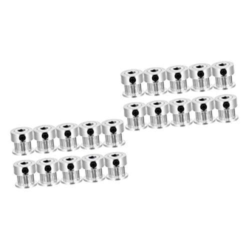 CIYODO 20pcs Synchronous Wheel Set Stepper Motor Pulley Reduction Gear for Printer Supplies Compatible Variable Speeds P