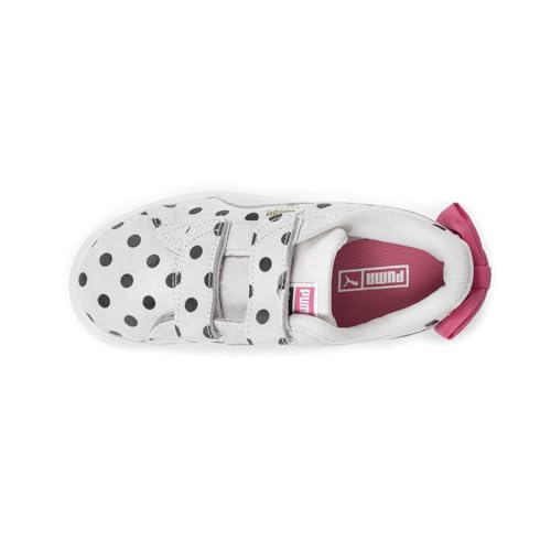PUMA Kids Girls Suede Classic Lf Bow Polka Dot Slip On Sneakers Shoes Casual - White - Size 3 M4