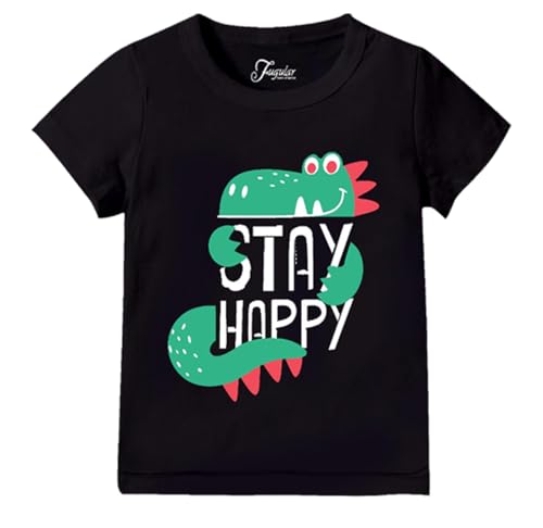 Image of JUGULAR Baby Boys Cotton Regular Fit Baby T-Shirt (Pack Of 5)