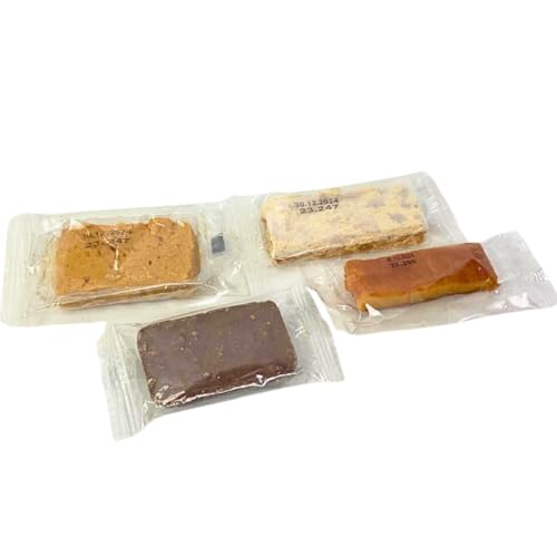 Caja de Porciones de Turrón - Mazapanes Ruiz - Peso 3 KG (~100 uds) - Sabores a escoger: Turrón Blando, Duro, Yema Tostada, Chocolate c Almendras, Chocolate Crujiente y Guirlache (Porciones Surtidas)