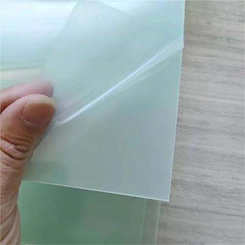 lxyshengxun Tablero de Resina epoxi 3240 Fino, 50cm, 100cm, Tablero de Aislamiento FR4, Tablero eléctrico de Fibra de Vidrio, Resistente a Altas temperaturas(Light Green,150MM X 500MM 2PCS_0.3MM)