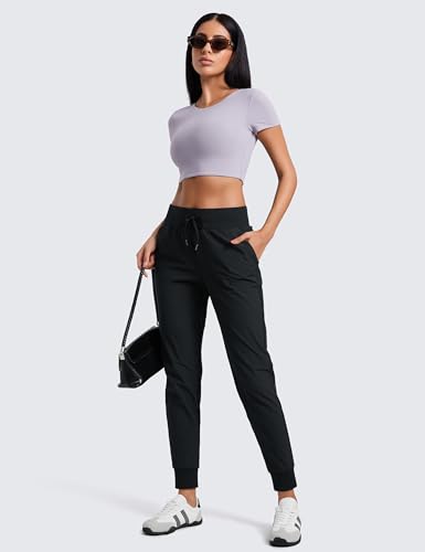 CRZ YOGA All Day Comfy Joggers for Women Golf Work Casual Hiking Travel Pants with Pockets4