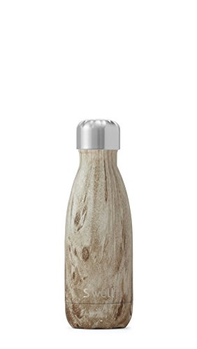 S’well Vacuum Insulated Stainless Steel Water Bottle, 9 oz, Blonde Wood