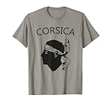 Korsika Corsica Flagge Fahne Mohrenkopf T-Shirt