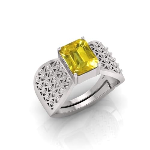 Bague saphir jaune Ratti ajustable, finissez-en avec les erreurs de taille - 2