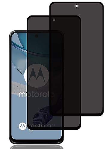 Verre Trempé Anti-Espion pour Motorola Moto G53 [2 Pièces], Protection D'écran Anti-Espion, Protecteur D'écran Confidentialité, 9H Dureté, Anti-Rayures,...