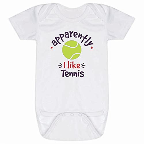 Tennis Baby & Infant Onesie | Tennis Apparently, I like Tennis | Bodysuit Newborn