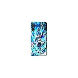 Cokitec Funda para Samsung Galaxy A21 Manga Dragon Ball Vegeta Azul