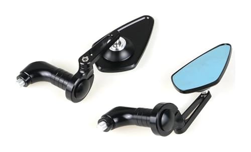 Retrovisores de motocicleta negros con rosca universal de 8/10 mm para Forza 250