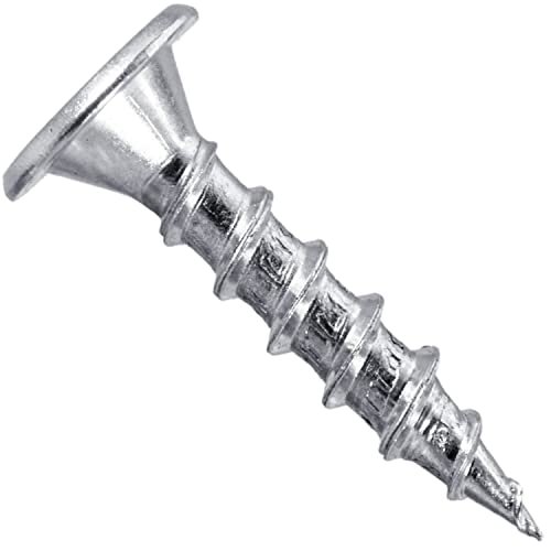 Tornillos para techo de cabeza pancake perfil bajo 10 x 1 pulgada, 250 piezas, zincado miniatura 1