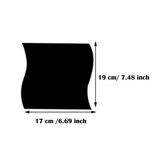 Mcleulla 12Pcs Wavy Mirror Wall Stickers, 3D Mirror Art Diy Home Decorative Acrylic Mirror Wall Sheet Plastic Mirror Tiles For Home Living Room Bedroom Sofa Tv Setting Wall Decoration Decor Decal #TOP3