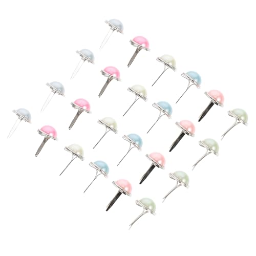 DOITOOL Alloy Paper Fasteners 50 Pcs Mini Brads Versatile Craft Brads for Scrapbooking Random
