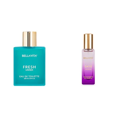 Image of Bella Vita Luxury Fresh Unisex Eau De Toilette Date Woman Liquid Eau De Parfum Perfume With Pink Pepper Jasmine & Vanillapremium Long Lasting Floral & Fruity Fragrance For Women 20ML