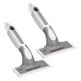 Picture of FurDozer Pet Hair Remover & Auto Detailing Tools - Cat & Dog Hair Remover for Carpets, Car Interiors, Couches, Bedding, & Pet Furniture (Gray, (2 Pack) - X6)