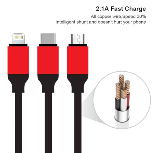 Image of MX Single Socket Extension Board 10 Meter, 6A-13A, 2 USB Ports (5V /2.4A) with 3-in-1 Charging Cable - Power Extension Cord & Fast Charging Cable