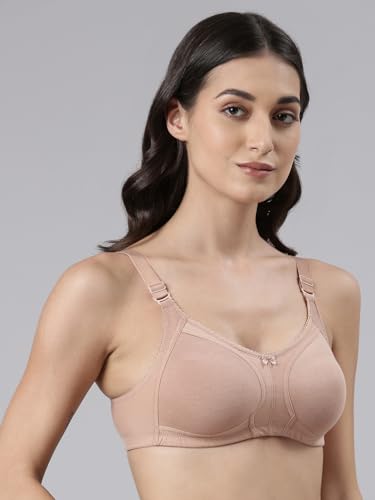 Image of Dollar Missy Pack of 2 Women's Combed Cotton Elastane Wire-Free Panelled Support Bra