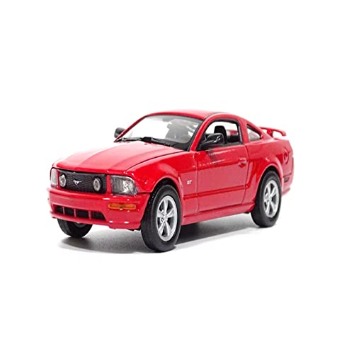 Modelos A Escala 1 43 para Ford Mustang GT2005 Modelo Aleación De Zinc Acabado Escala Coche Aleación Coche Modelo Coche Decoración del Hogar(A)