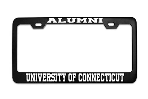 Mark Reynolds Alumni University of Connecticut University Black Metal Steel License Plate Frame
