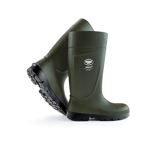 Bekina Steplite EasyGrip O4 Waterproof Wellington Boots for Men and Women - Ultra Lightweight Non Slip Work Boots with SRC Certified Traction Outsoles