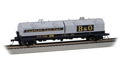Bachmann Trains - 55' Steel CAR with Coil Load and Angled Hood - Baltimore & Ohio® #8300 - HO Scale