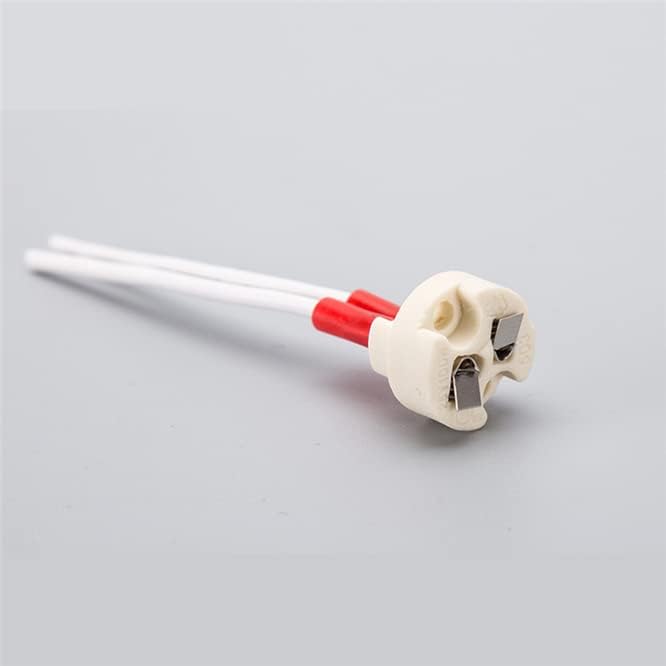 100pcs G5.3 MR16 Lamp Bases Lamp Socket Holder Fits For Lamp Female Base Socket With Silicone Wire