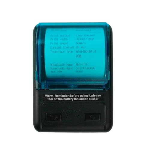 Mini Impressora Térmica Portátil Bluetooth 58mm - Mht-p11