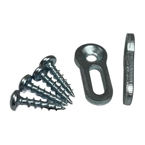 Izzy Skirt Washer/Adjustable Washer/Table Connector/Drawer Front Connector/All Hardware Include Pack of 2 by E.H.C. Cover