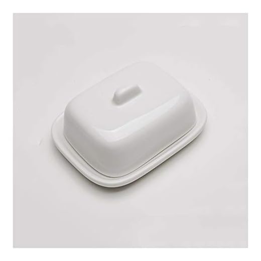 Smörrätt Vit smör skål med lock kvadrat smörställ för diskmaskin och mikrovågsugn smör skål med smör kniv set hotell västra bordsartiklar Smörfack (Color : A)