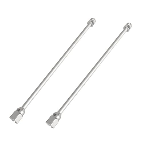 2PCS 12-Inch Airless Paint Sprayer Tip Extension Pole – Compatible with Wagner Control Pro, Titan ControlMax & More – Improves Painting Efficiency with Red Guard, Perfect for Accurate Spraying