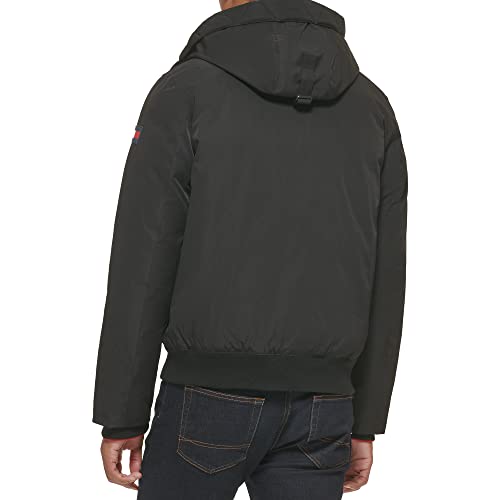 Image of Tommy Hilfiger Men's Arctic Cloth Hooded Bomber