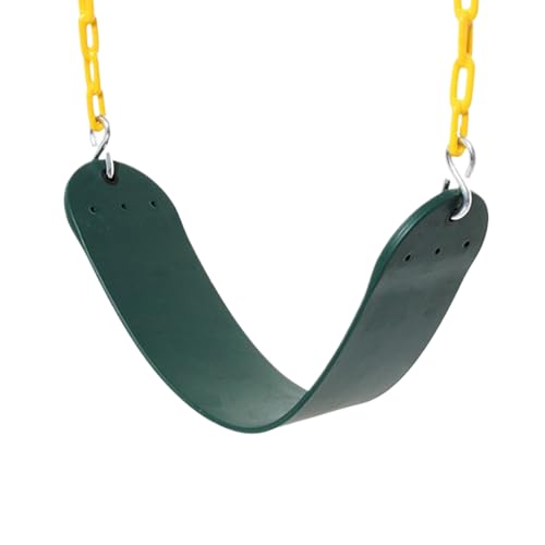 Asiento | Asiento De para Parque Infantil Exterior | Cadena Resistente Al Óxido Color Verde Juguete para Jardín Trasero Árbol Patio Parque Interior Guardería