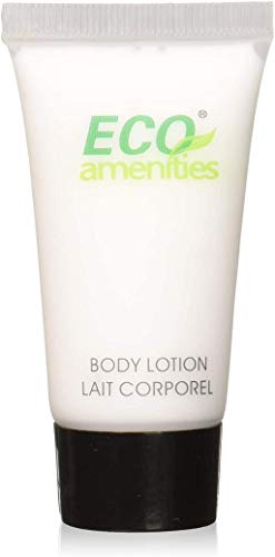 ECO amenities Travel size 0.75oz hotel body lotion bulk, Clear, 288Count