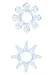 Produktbild Toy Joy Power Stretchy Rings 2tlg Ice Blue, 1er Pack (1 x 1 Stück)