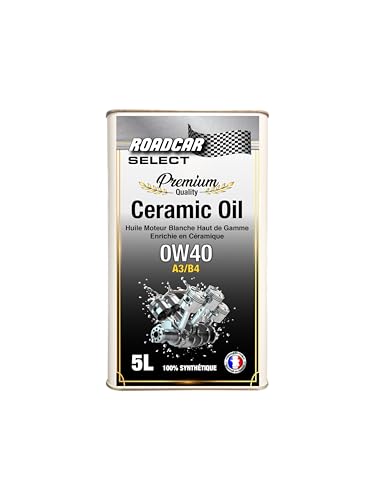 Huile moteur céramique 0W40 essence et diesel ACEA A3 B4 bidon 5L