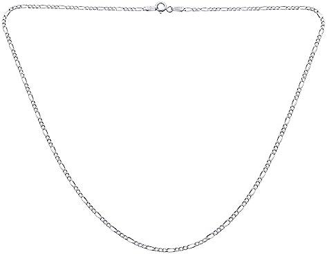 Collana in argento 925 maglia traversino 15mm - Collana donna