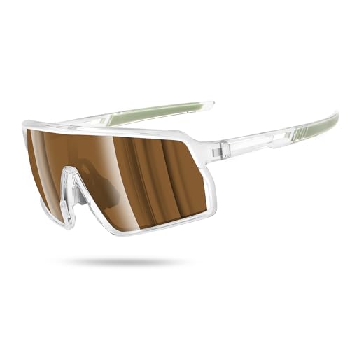 Lunettes polarisées sport anti-reflet UV 400 pour cyclisme et course